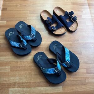 Vineyard vines flip flop/sandal bundle size 12/13